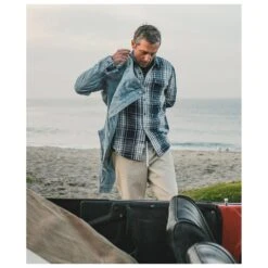 Chemise Outerknown Blanket Shirt Blue Bigbury Plaid -Meilleur Vêtements Magasin 0ad4ea08115edd13540a9c7b4bb65a3c522097fe H23OTKNTEH3383289 905