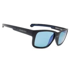 Lunettes De Soleil Mundaka Optic Drakar Matte Black Blue Smoke Blue Revo Ic Polarized