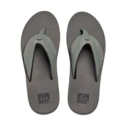 Tongs Reef Fanning Prints - Black/Grey