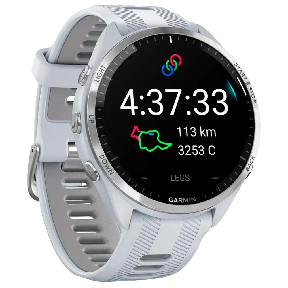 Montres GPS Garmin Forerunner 965 Blanc Gris 7 Montres GPS Garmin Forerunner 965 Blanc Gris – Image 5