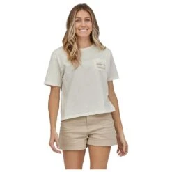 Tee-shirt Patagonia Women's 73 Skyline Organic Easy Cut Birch White -Meilleur Vêtements Magasin 1c74a039915742c614515face287cbae059509b6 H22PATATEH1357187 4