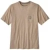 Tee-shirt Patagonia M's Forge Mark Crest Pocket Responsibili-Tee Oar Tan -Meilleur Vêtements Magasin 213b740dc4820ff1e0eb70fc47ded4c6e346d297 E22PATATEH2357191 0