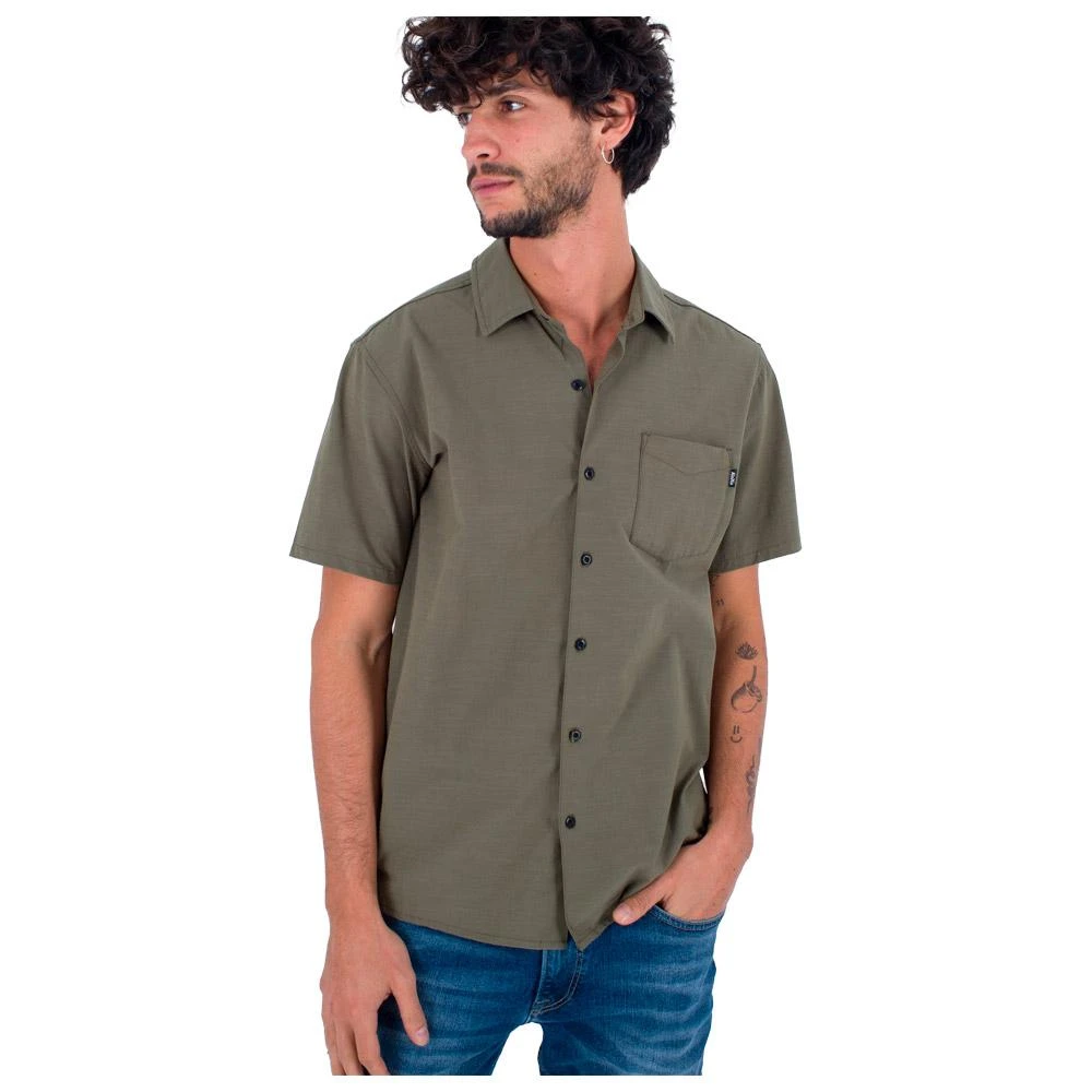 Chemise Hurley Phantom Naturals Rincon Olive 3 Chemise Hurley Phantom Naturals Rincon Olive