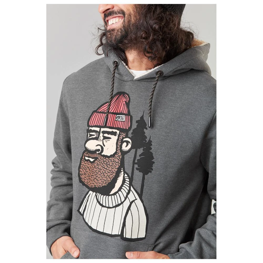 Sweat Picture Mopsa Plush Hoodie Dark Grey Melange 8 Sweat Picture Mopsa Plush Hoodie Dark Grey Melange – Image 6