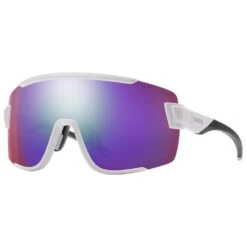 Lunettes De Soleil Smith Wildcat White Chromapop Violet Mirror