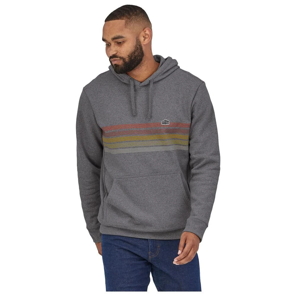 Sweat Patagonia M's Line Logo Ridge Stripe Uprisal Hoody Gravel Heather 5 Sweat Patagonia M's Line Logo Ridge Stripe Uprisal Hoody Gravel Heather – Image 3