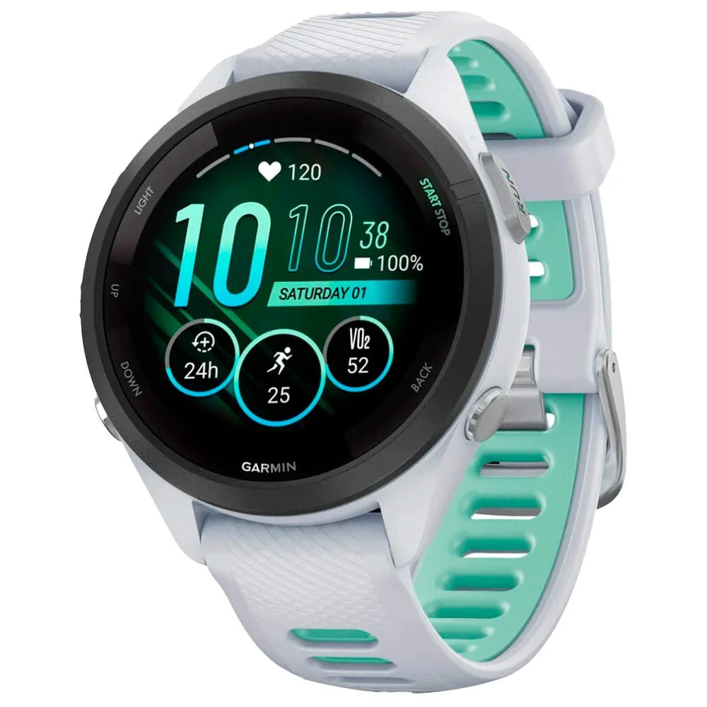 Montres GPS Garmin Forerunner 265S Blanc Vert 3 Montres GPS Garmin Forerunner 265S Blanc Vert