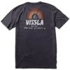 Tee-shirt Vissla Ecology Center Rainbow Black Tie Dye