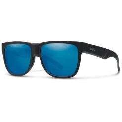 Lunettes De Soleil Smith Lowdown 2 Matte Black Chromapop Polarized Blue Mirror
