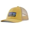 Casquette Patagonia P-6 Logo Lopro Trucker Hat Surfboard Yellow