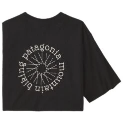 Tee-shirt Patagonia M's Spoke Stencil Responsibili-Tee Ink Black