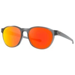 Lunettes De Soleil Oakley Reedmace Matte Grey Smoke Prizm Ruby Polarized