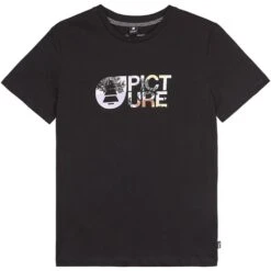 Tee-shirt Picture Basement Black