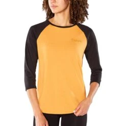 Tee-shirt Dakine Raglan 3/4 Tech - Golden Glow