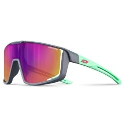 Lunettes De Soleil Julbo Fury S Gris Vert Spectron 3 Flash Rose