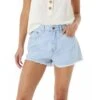 Short Rip Curl Amy High Waist Light Blue -Meilleur Vêtements Magasin b168528a669bf046db8b002489a2336b5ea6c7ff E23RCRLTEB3366692 0