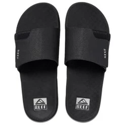 Claquettes Reef Fanning Slide Black/Silver