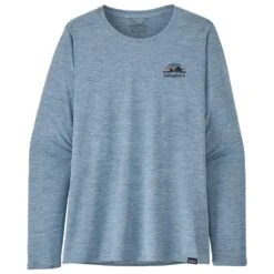 Tee-shirt Patagonia Cap Cool Daily Graphic Skyline Stencil Steam Blue X-Dye