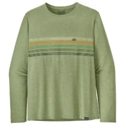 Tee-shirt Patagonia M's L/S Capilene® Cool Daily Graphic Salva Green
