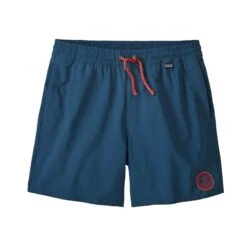 Short Patagonia Hydropeak Volley Peak Protector Badge Tidepool Blue