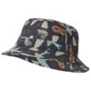 Bob Patagonia Wavefarer Bucket Hat Fly 50 Ink Black