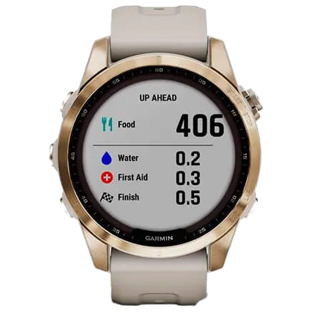 Montres GPS Garmin Fenix 7S Sapphire Solar Edition Cream Light Gold Titan 6 Montres GPS Garmin Fenix 7S Sapphire Solar Edition Cream Light Gold Titan – Image 4