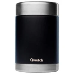 Boîte Alimentaire Qwetch Boîte Repas Isotherme Inox 600ml Noir