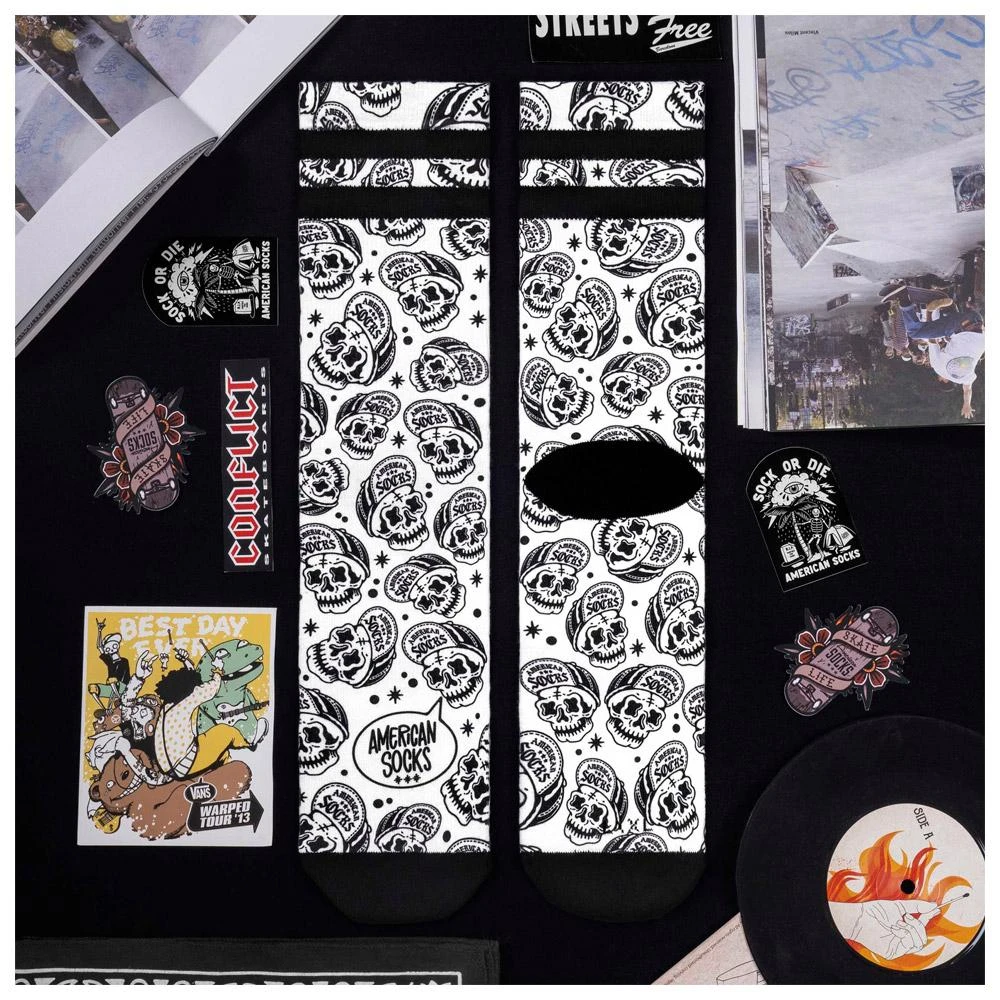 Chaussettes American Socks The Original Signature Skater Skull 2.2 8 Chaussettes American Socks The Original Signature Skater Skull 2.2 – Image 6