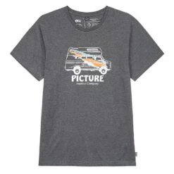 Tee-shirt Picture Custom Van Tee Grey Melange