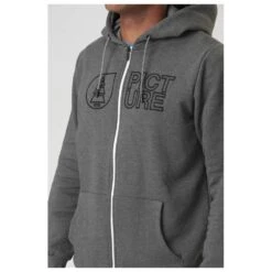 Sweat Picture Basement Zip Hoodie Dark Grey Melange -Meilleur Vêtements Magasin eb7d34298206597f345ae8fa633428cb6dea3bad E23PICTTEH3360508 907