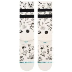 Chaussettes Stance Crew Sock Tagged Offwhite -Meilleur Vêtements Magasin f809e713432b63d814ed66180b31e90fc413a97e E23STANACC3358253 2