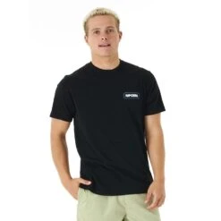 Tee-shirt Rip Curl Surf Revival Sunset Black